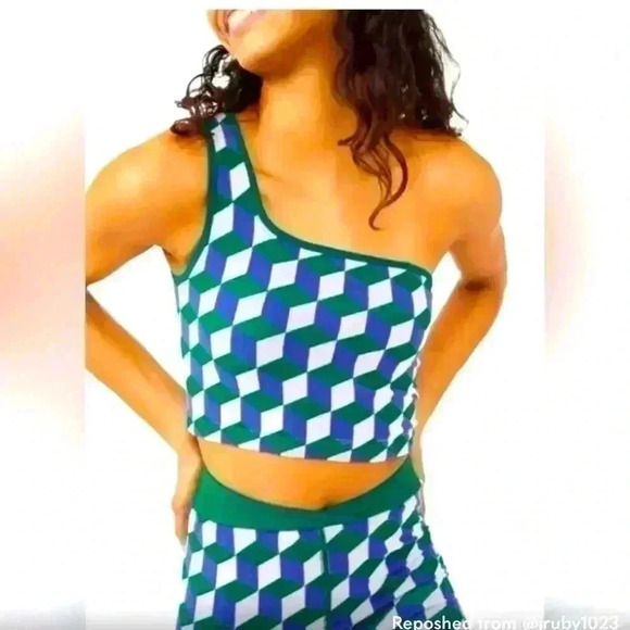 Free People Free Throw One Shoulder Bra Top Size M/L NWOT - Picture 1 of 3